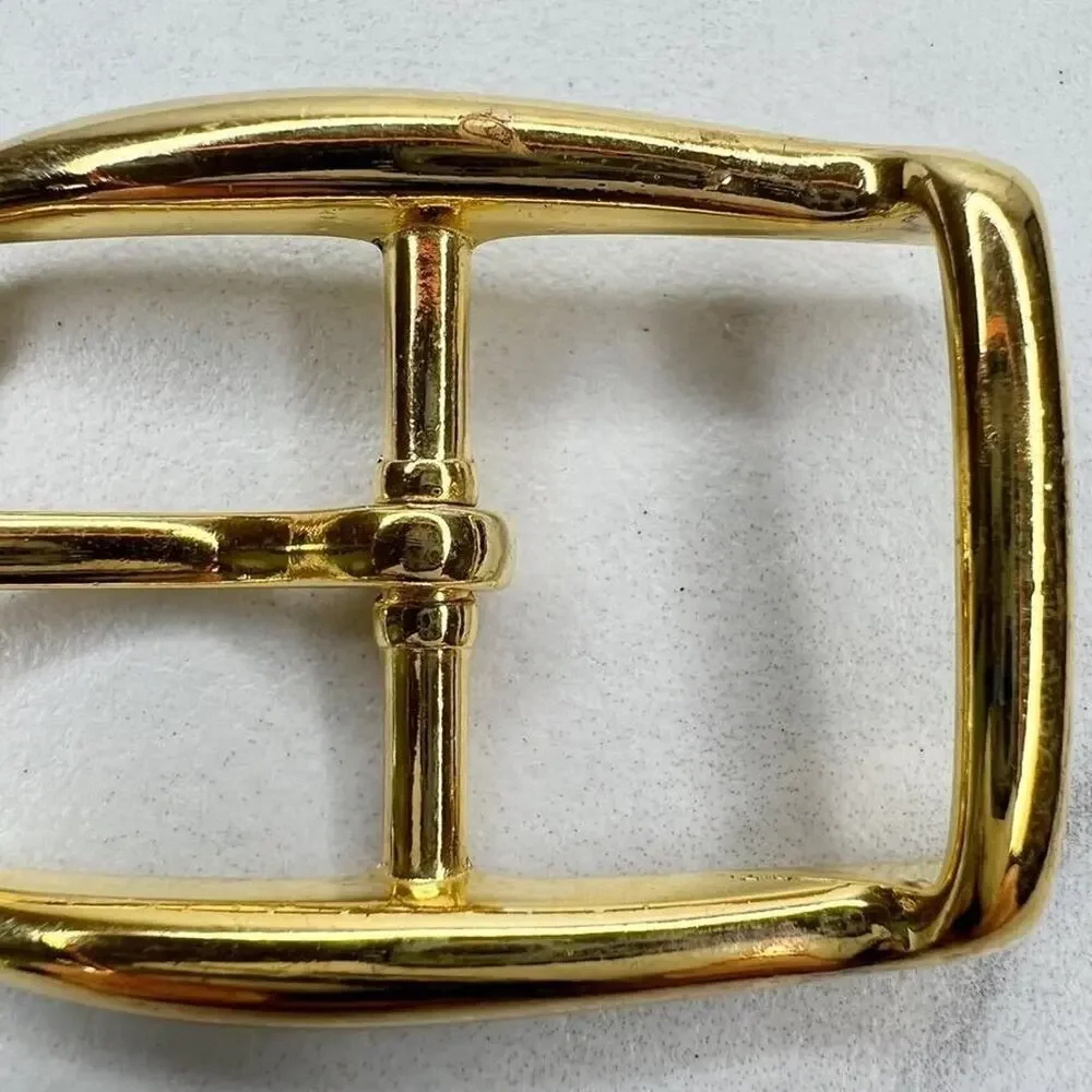 Vintage Gold Tone Simple Basic Belt Buckle for up to 1 Inch Belt